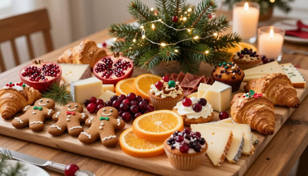Christmas Breakfast Charcuterie Board